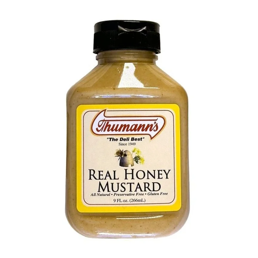Thumann's Real Honey Mustard compares to Heinz, French's, Hellmann's, Dietz & Watson and Boar's Head