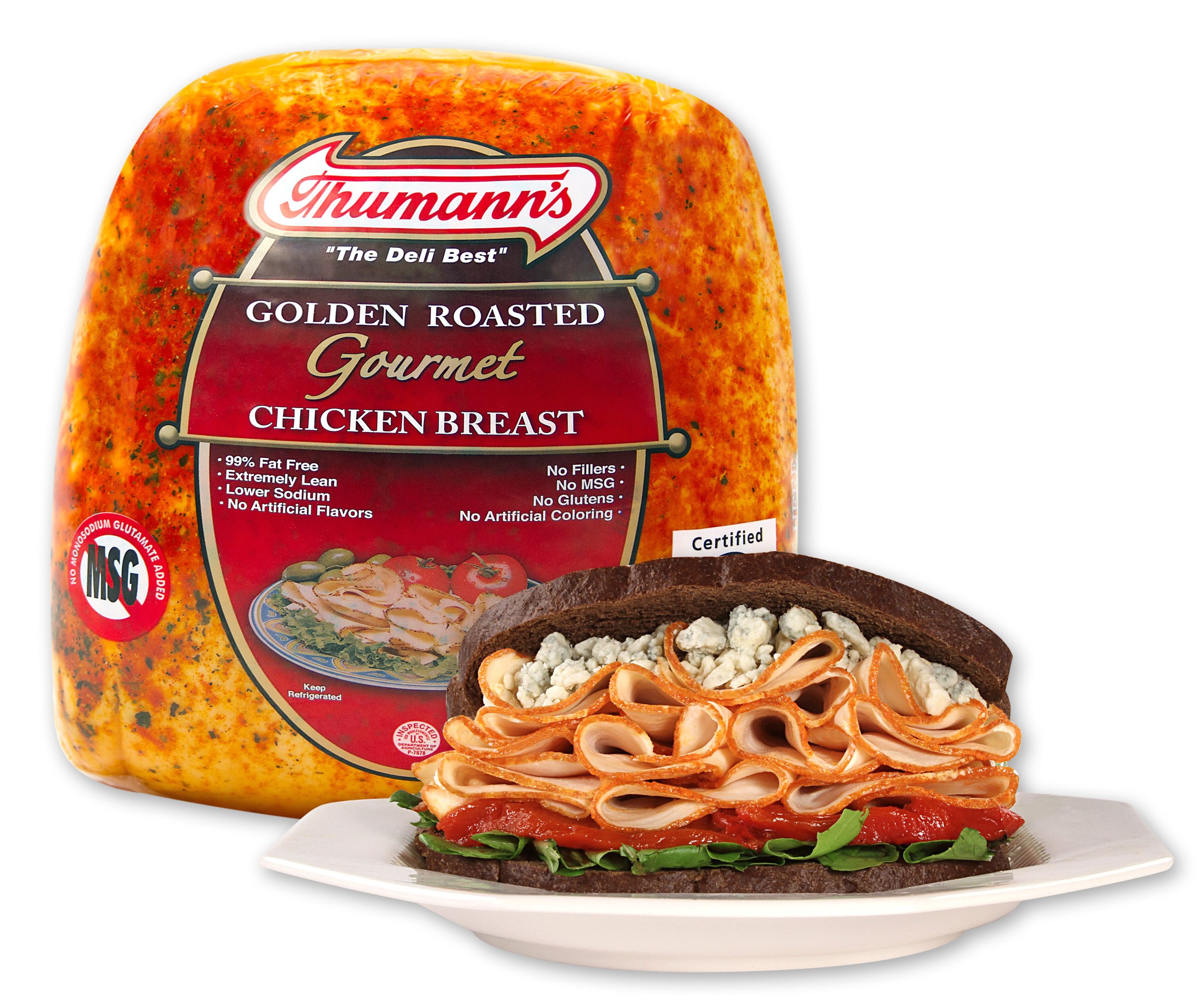 Thumann's Golden Roasted Gourmet Chicken Breast compares to Dietz & Watson, Black Bear, and Gerber.