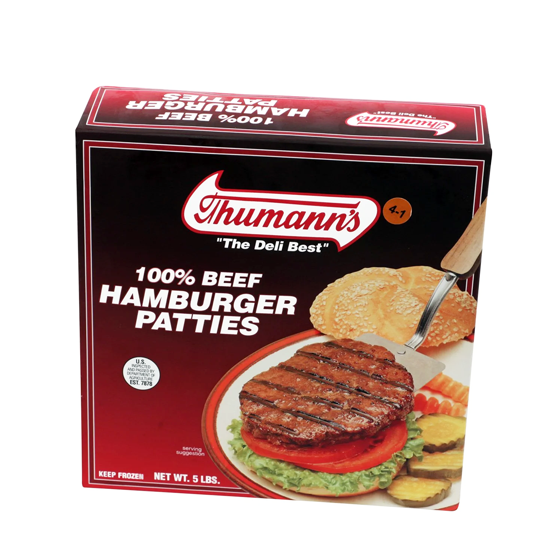 Thumann's 100% Beef Hamburger Patties (5 lbs.)