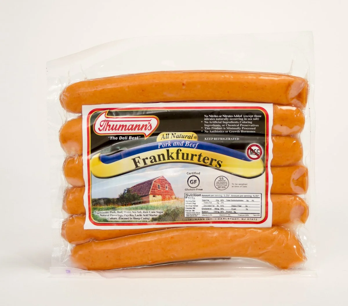 Thumann's All Natural Pork & Beef Franks compare to Kayem, Dietz & Watson, Boar's Head, and Sahlen's.
