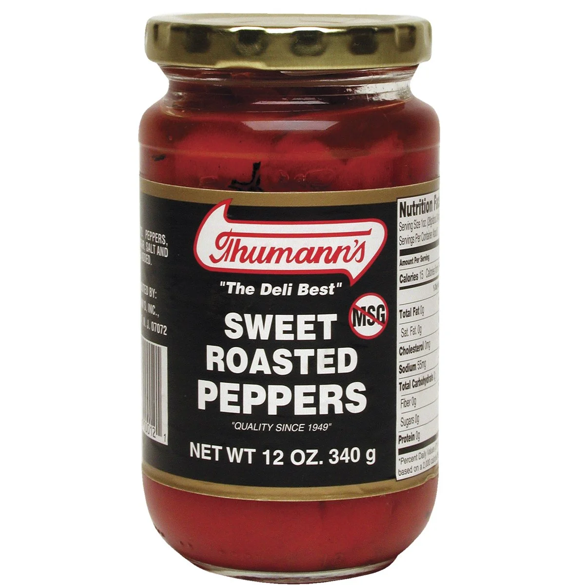 Thumann's Sweet Roasted Peppers compares to Dunbars, Mancini, Mezzetta, and Dietz & Watson