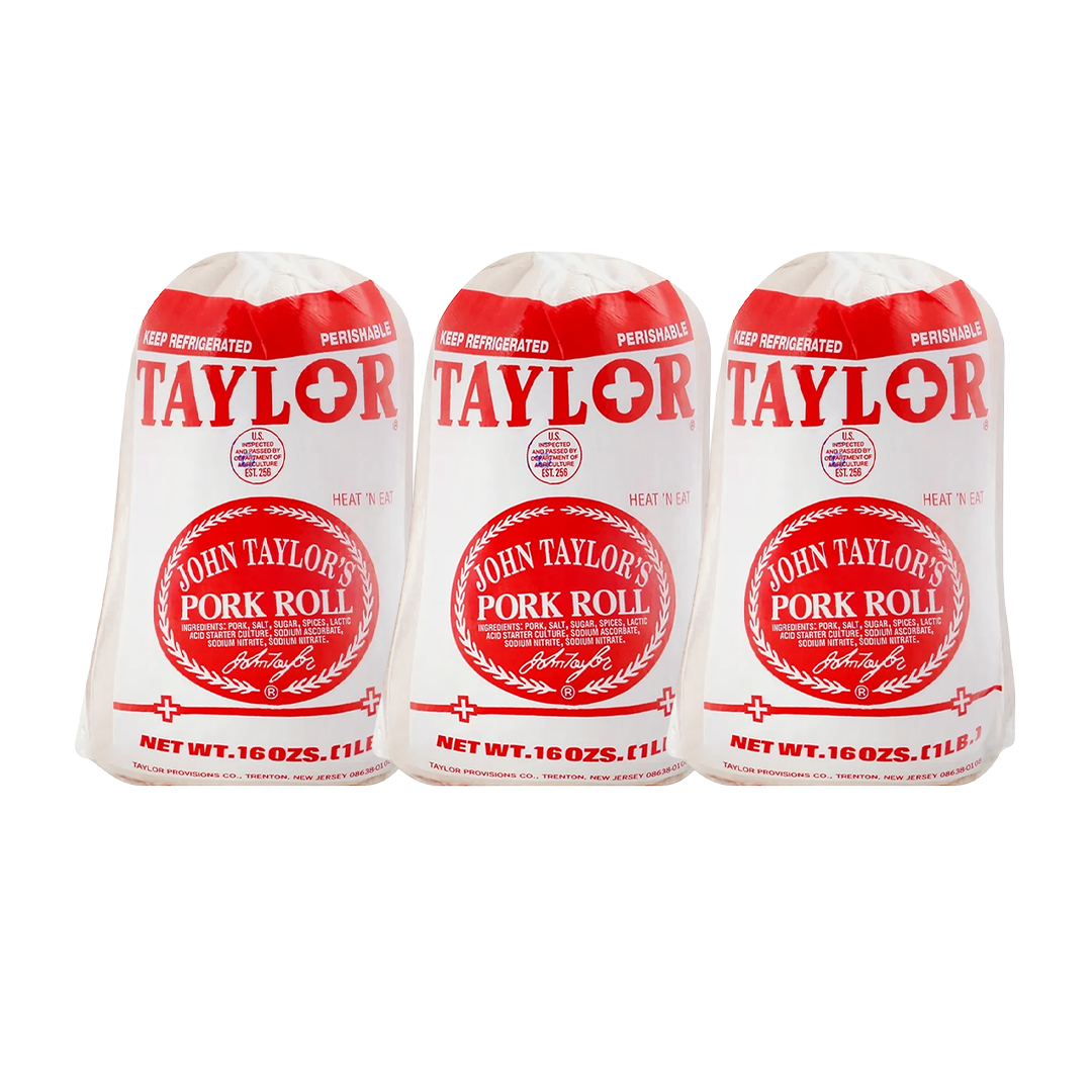 Taylor Ham/Pork Roll - Three (1.5 lb.) Rolls