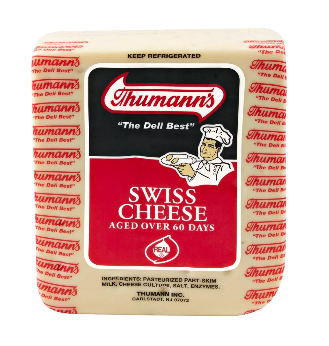 Thumann's Swiss Cheese compares to Sargento, Boar's Head, and Kraft