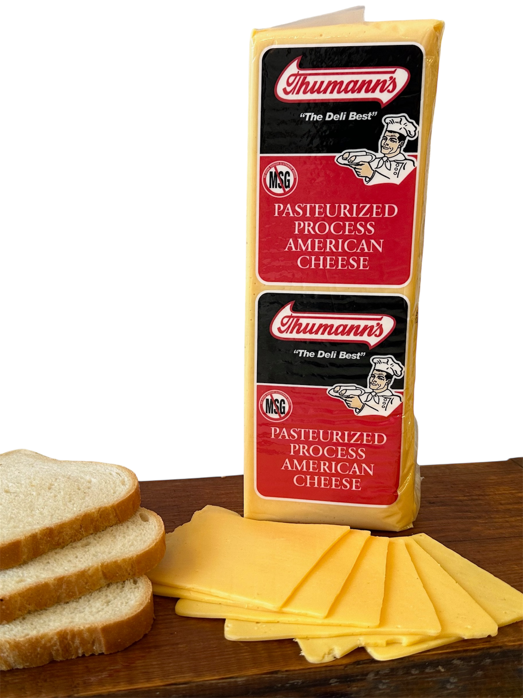 Thumann's Yellow American Cheese compared to Land 0 Lakes, Boar's Head, Dietz & Watson, and Kraft.