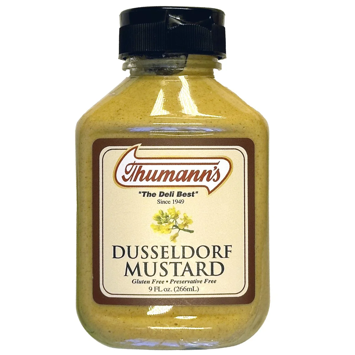Thumann's Dusseldorf Mustard compares to Siegi, Carnegie Deli, and Fredericksburg