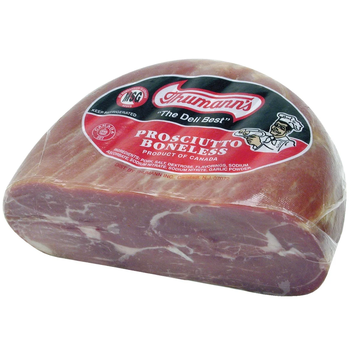 Thumann’s Prosciutto compares to Columbus and Ferrarini