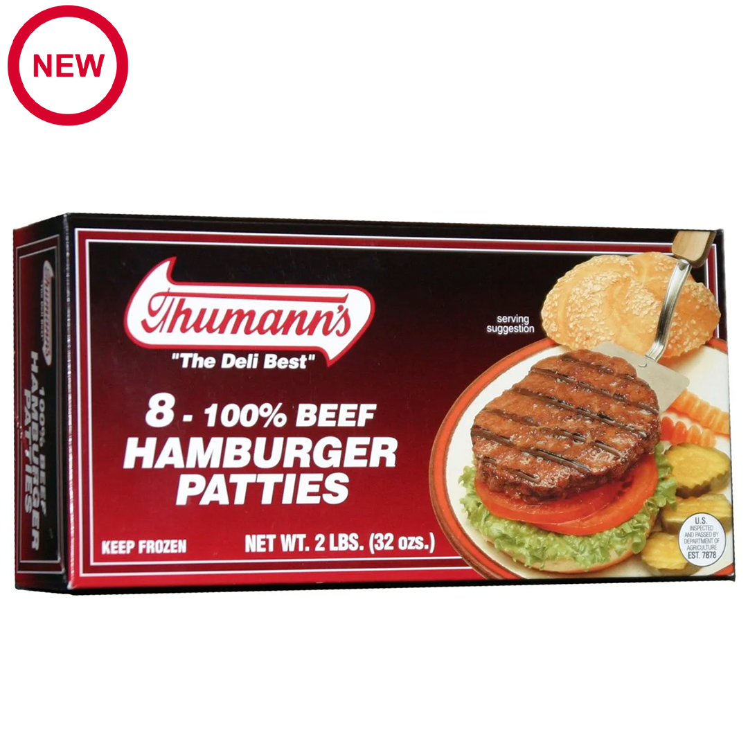 Thumann's 100% Beef Hamburger Patties (2 lbs.)