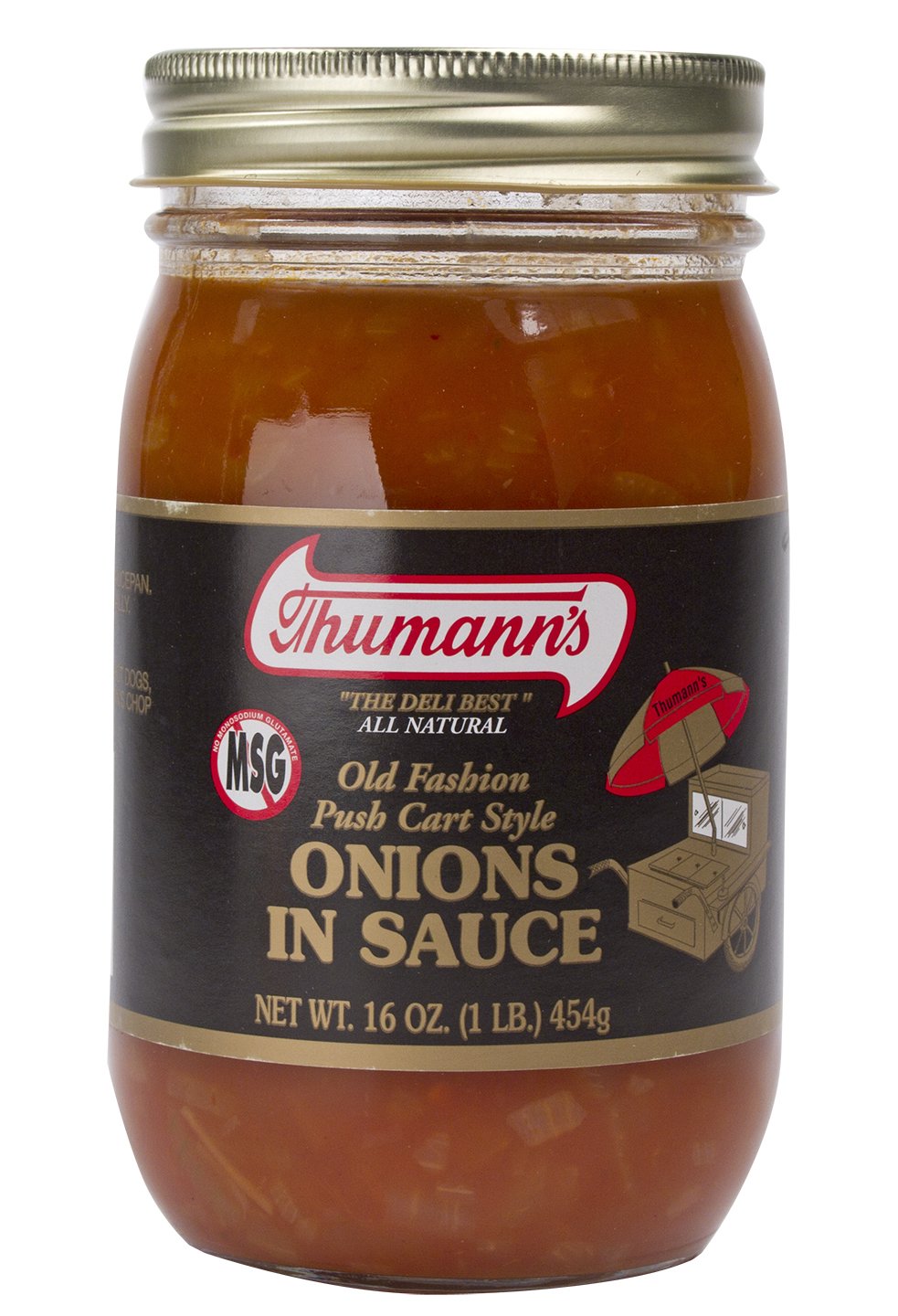 Thumann's Gourmet Onions in Sauce compares to Sabrett and Stonewall Kitchen