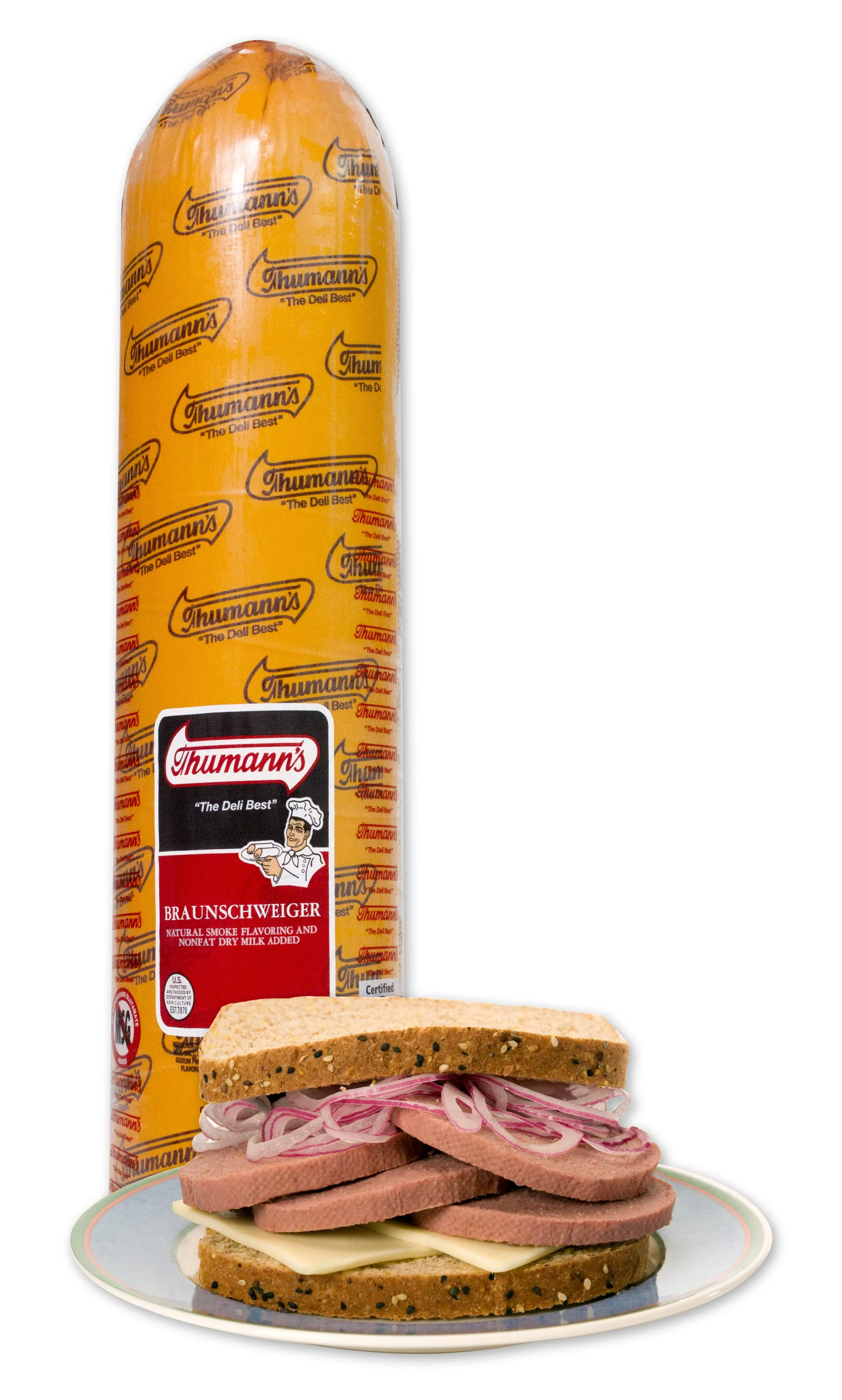 Thumann's Yellow Cello Liverwurst compares to Braunschweiger and Boar's Head