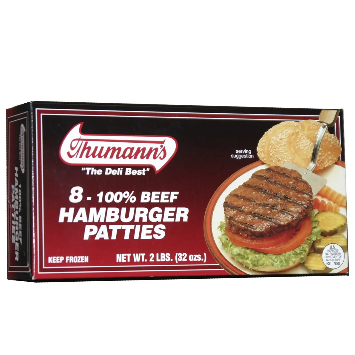 Thumann's All Beef Hamburger Patties..