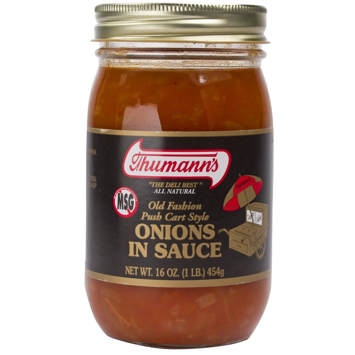 Thumann's Gourmet Onions in Sauce compares to Sabrett and Stonewall Kitchen