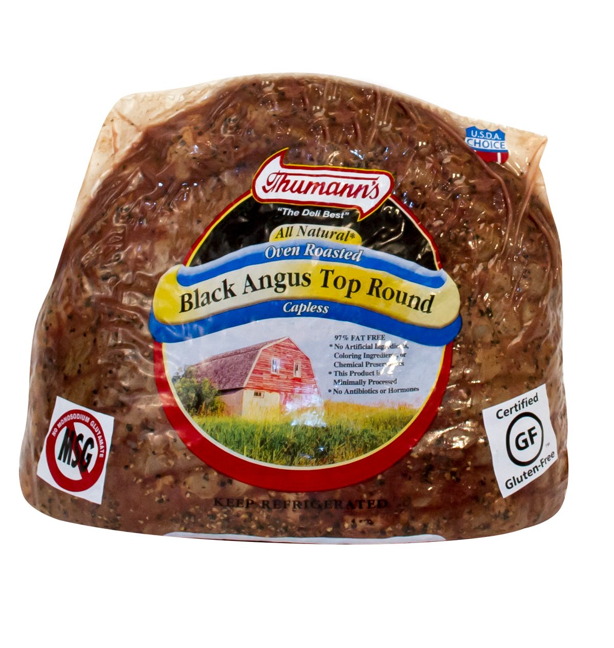 Thumann's All Natural Top Round Roast Beef compares to Publix