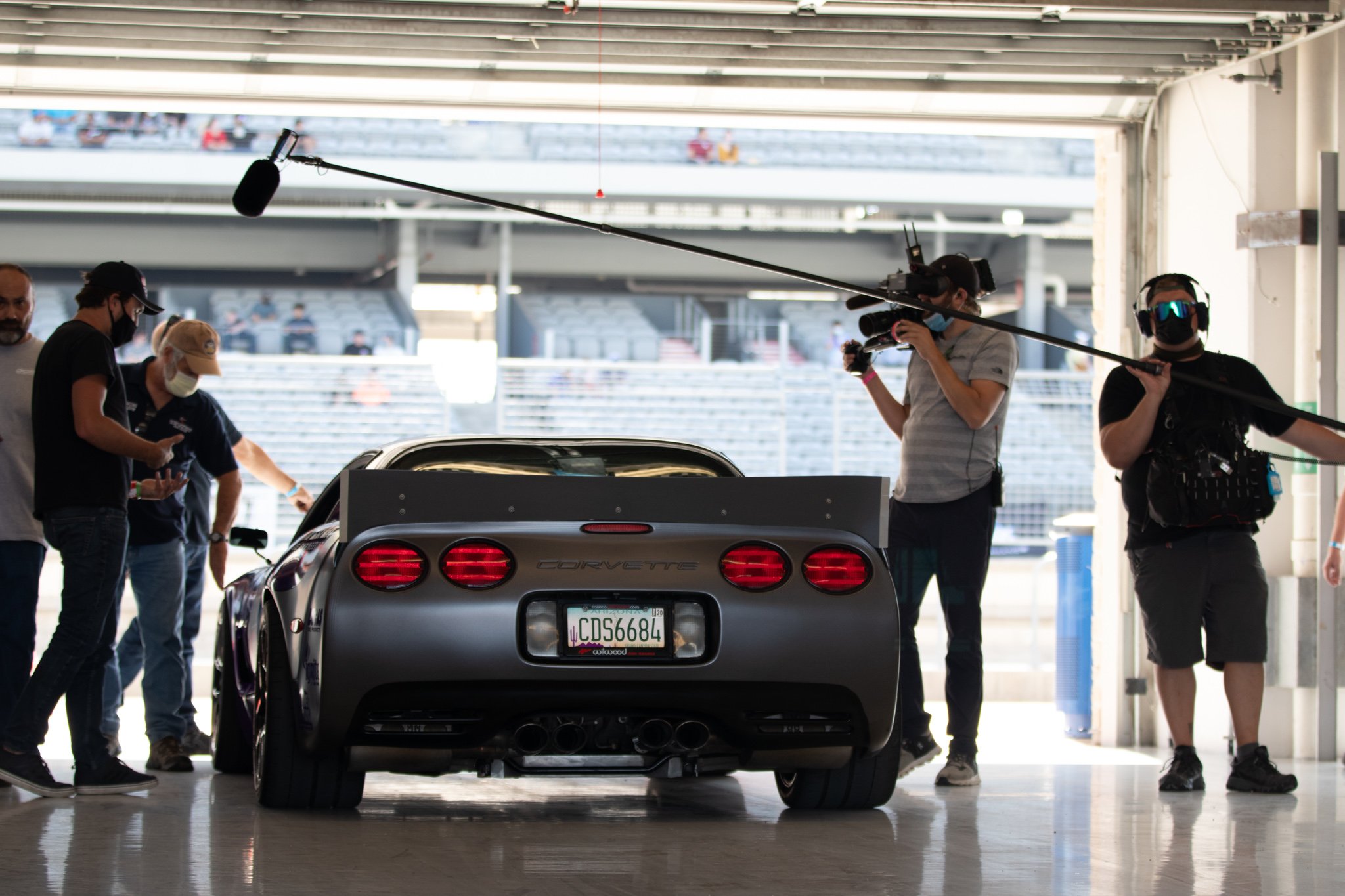 Jake Rozelle's 2003 Corvette at COTA in 2020