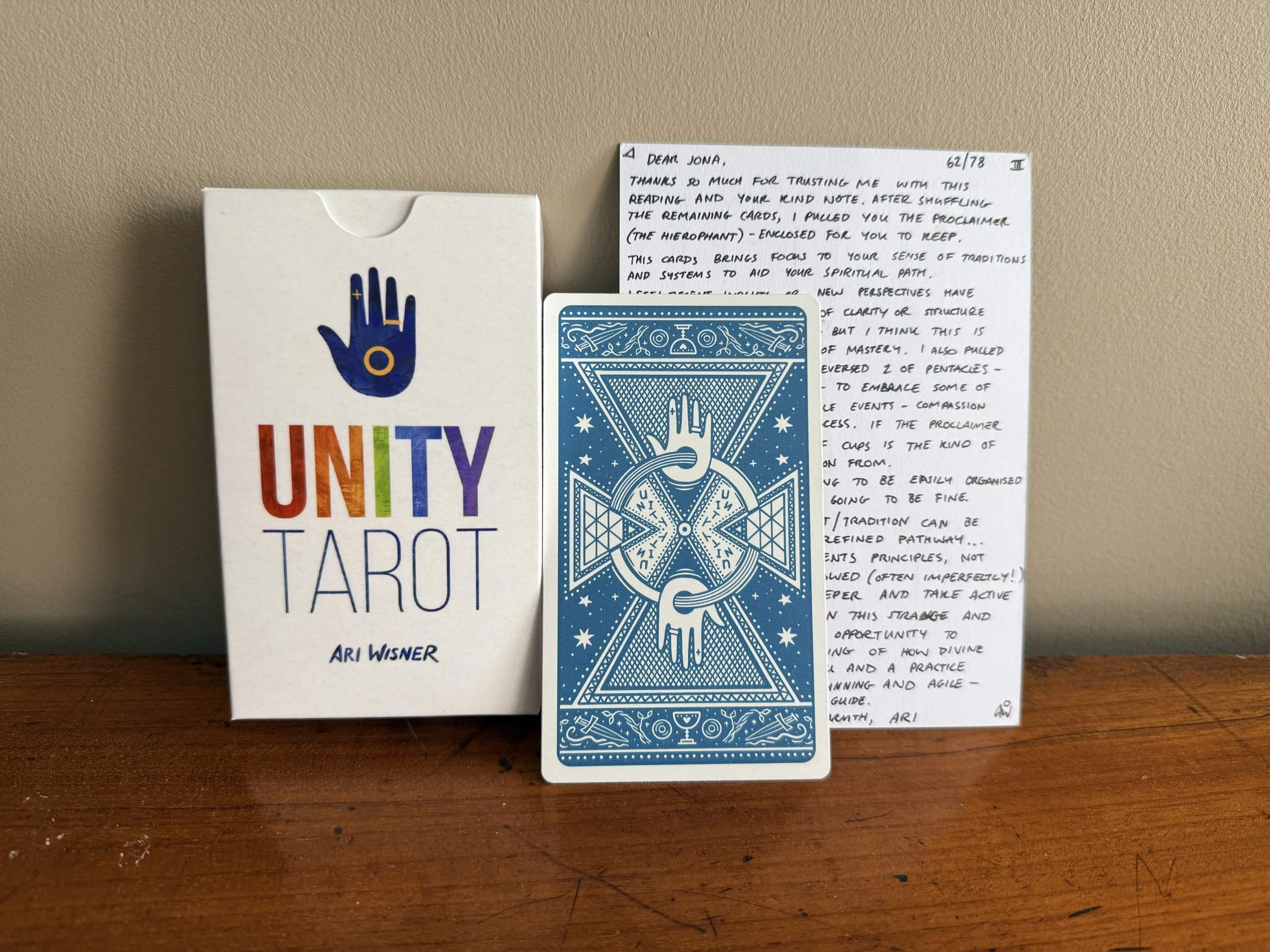 Postcard Tarot Reading