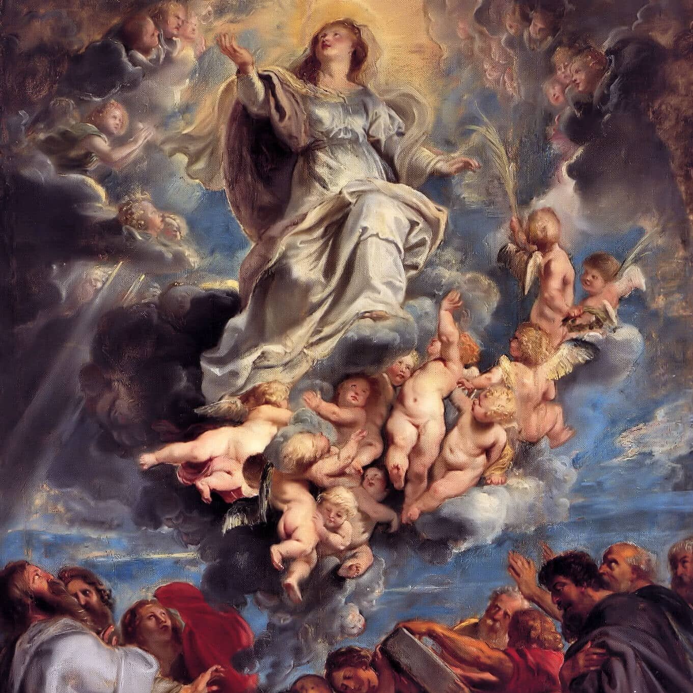 Buona Festa di Maria Assunta.​⁣
​⁣
Today is the Assumption of the Blessed Virgin Mary and the 789th anniversary of the Servite Order's founding. We also wish our sister parish, @assumptionwelby, a buon onomastico!​⁣
​⁣
Preghiamo:⁣
(Prayer of St. Aloy