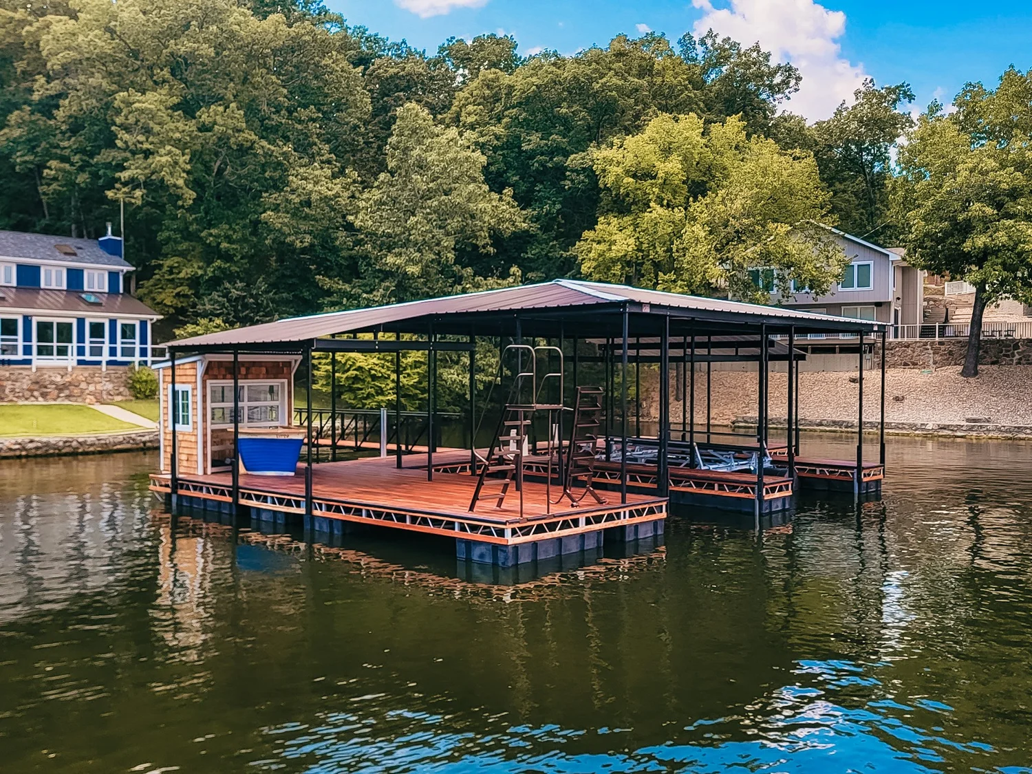 Custom Built Docks — Horseshoe Bend Dock & Rip Rap Service