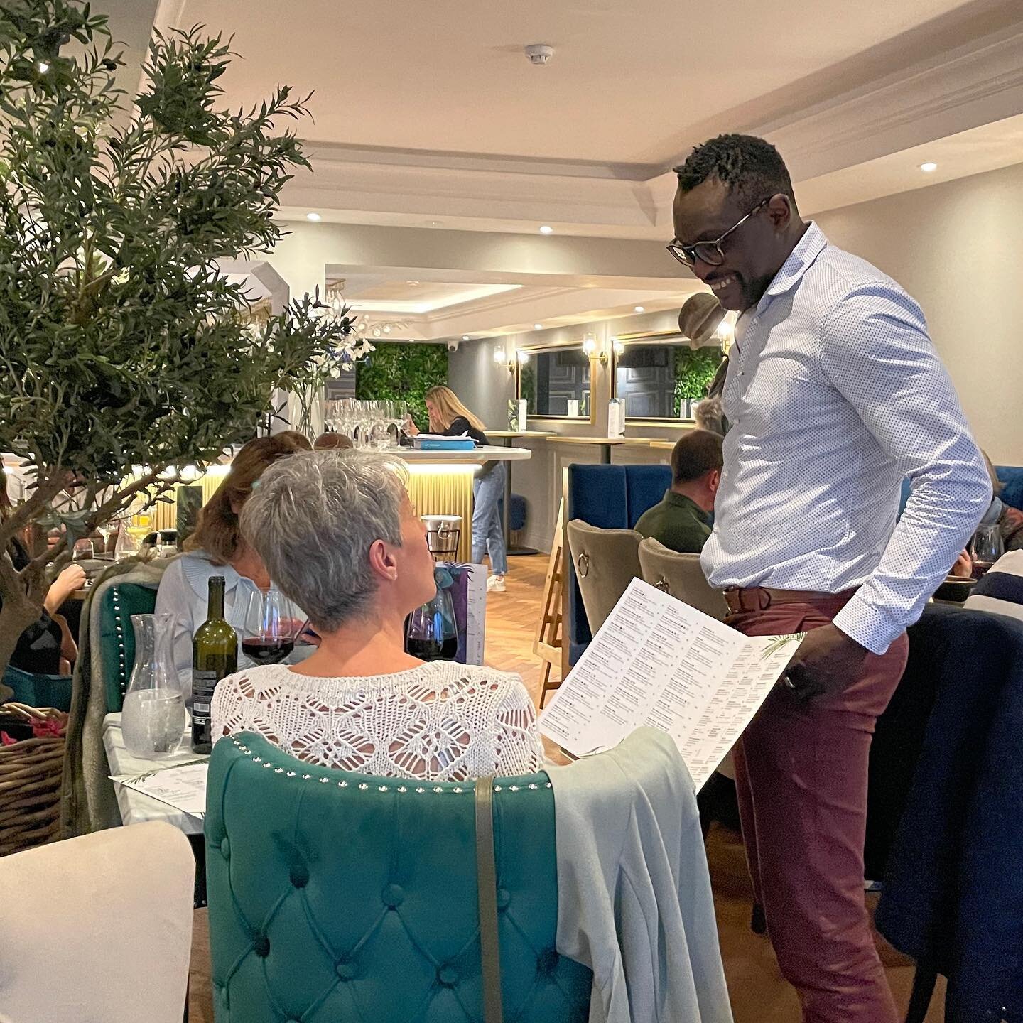 Manager John on hand to help some important decisions 😉 Happy midweek friends x
.
.
.
.

#zeitounclaygate #lebanese #lebanon #lebanesefood #lebanesecuisine #bar #restaurant #food #drinks #team #staff  #support #supportlocal #thegreen #claygate #eshe