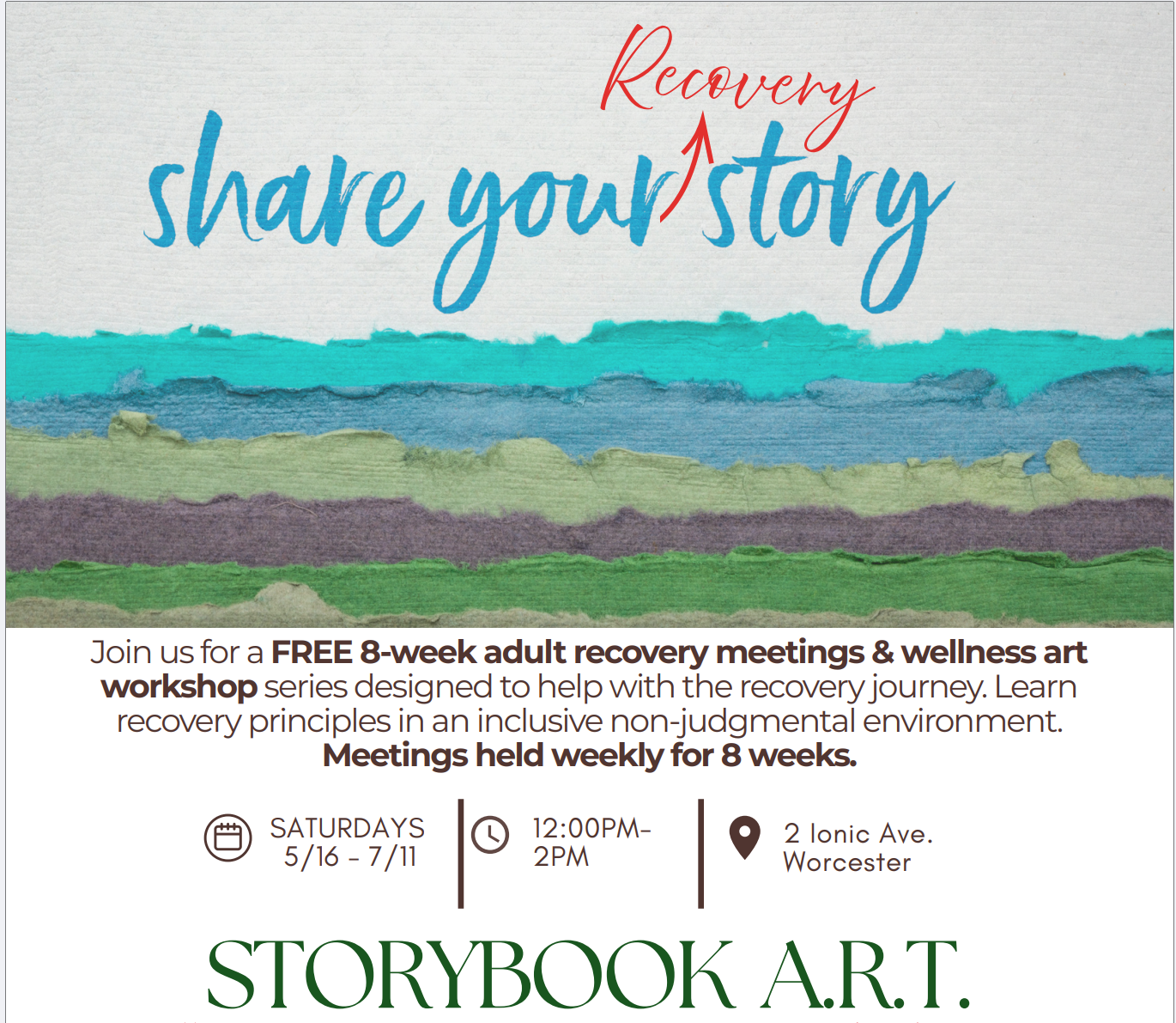 Recovery Workshop - StoryBook ART