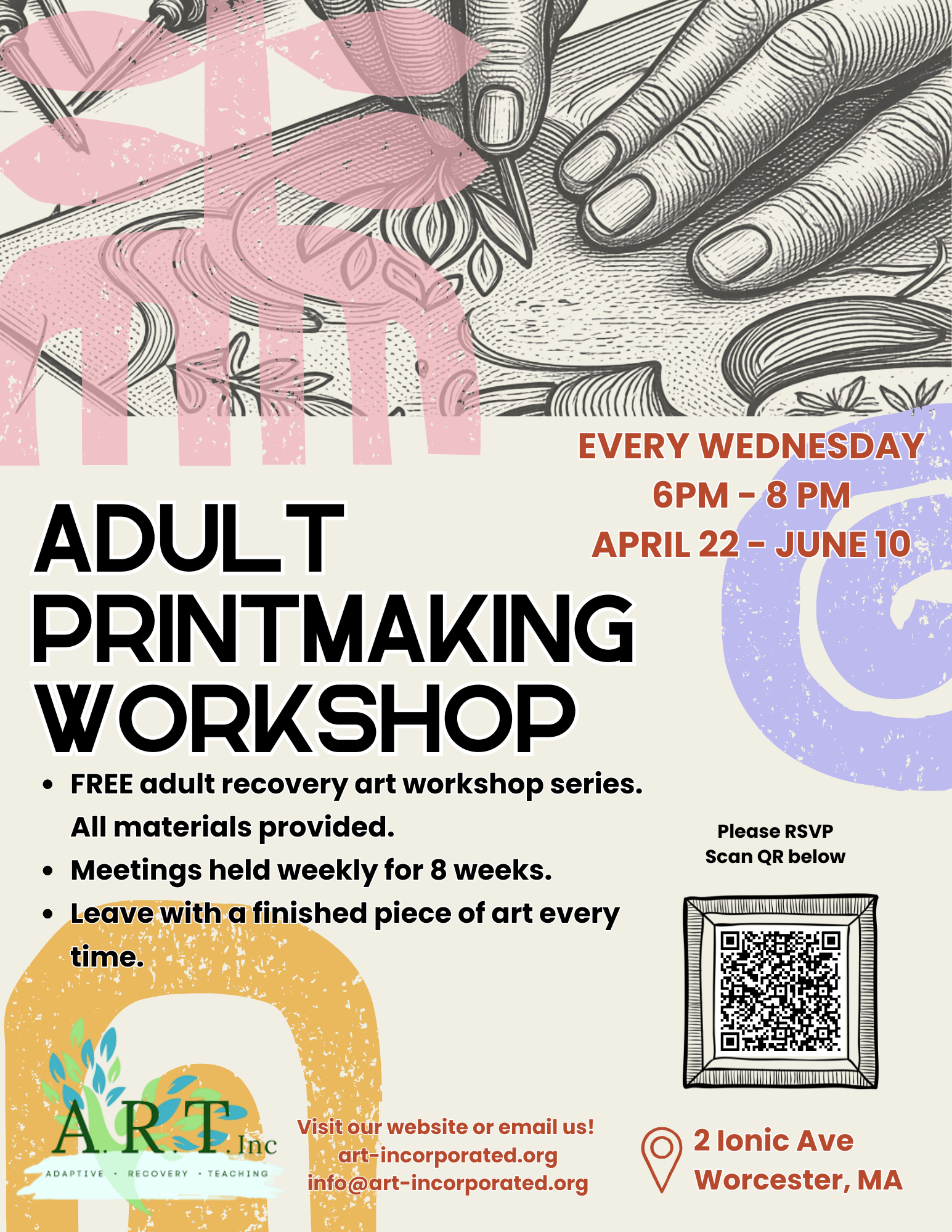 Printmaking Recovery Workshop