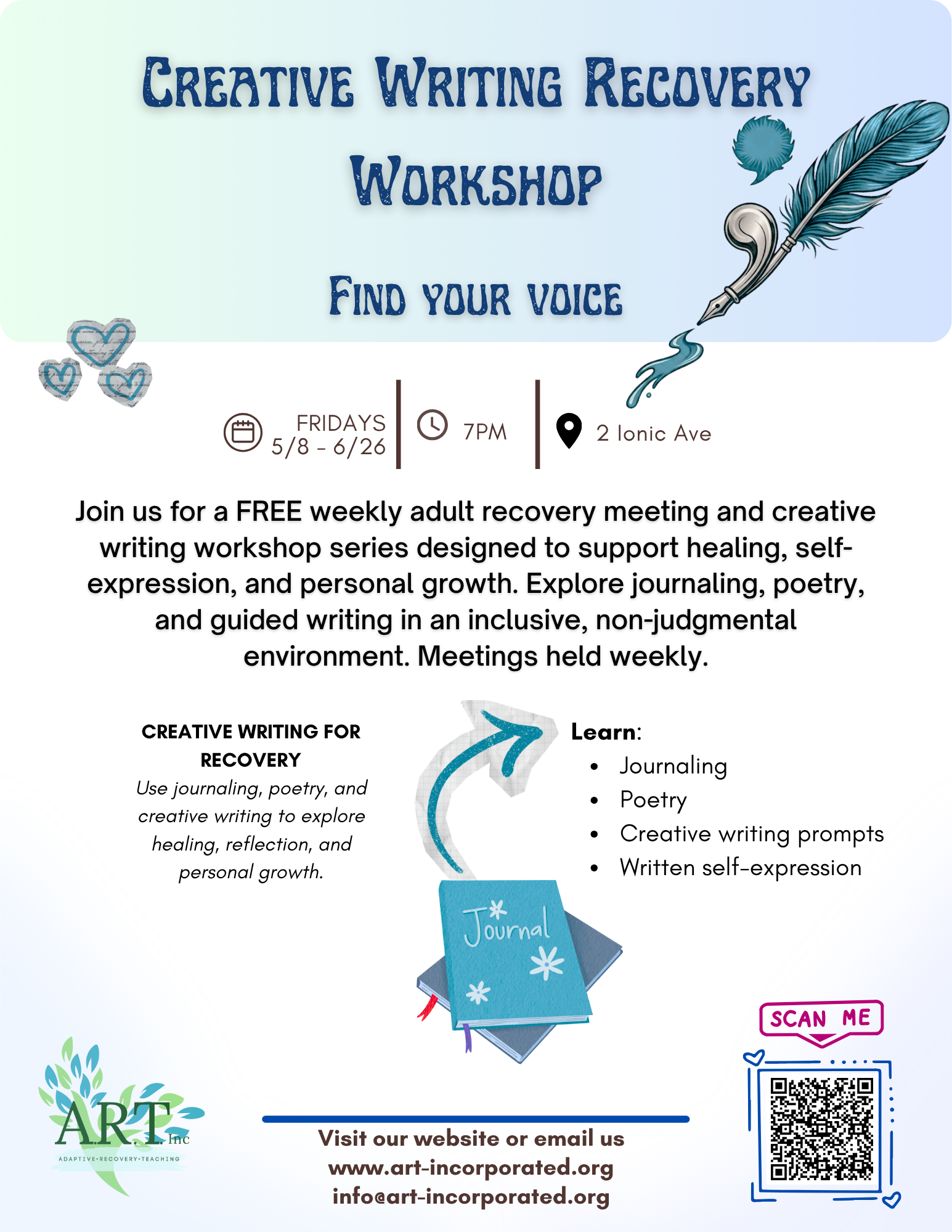Creative Writing Recovery Workshop 
