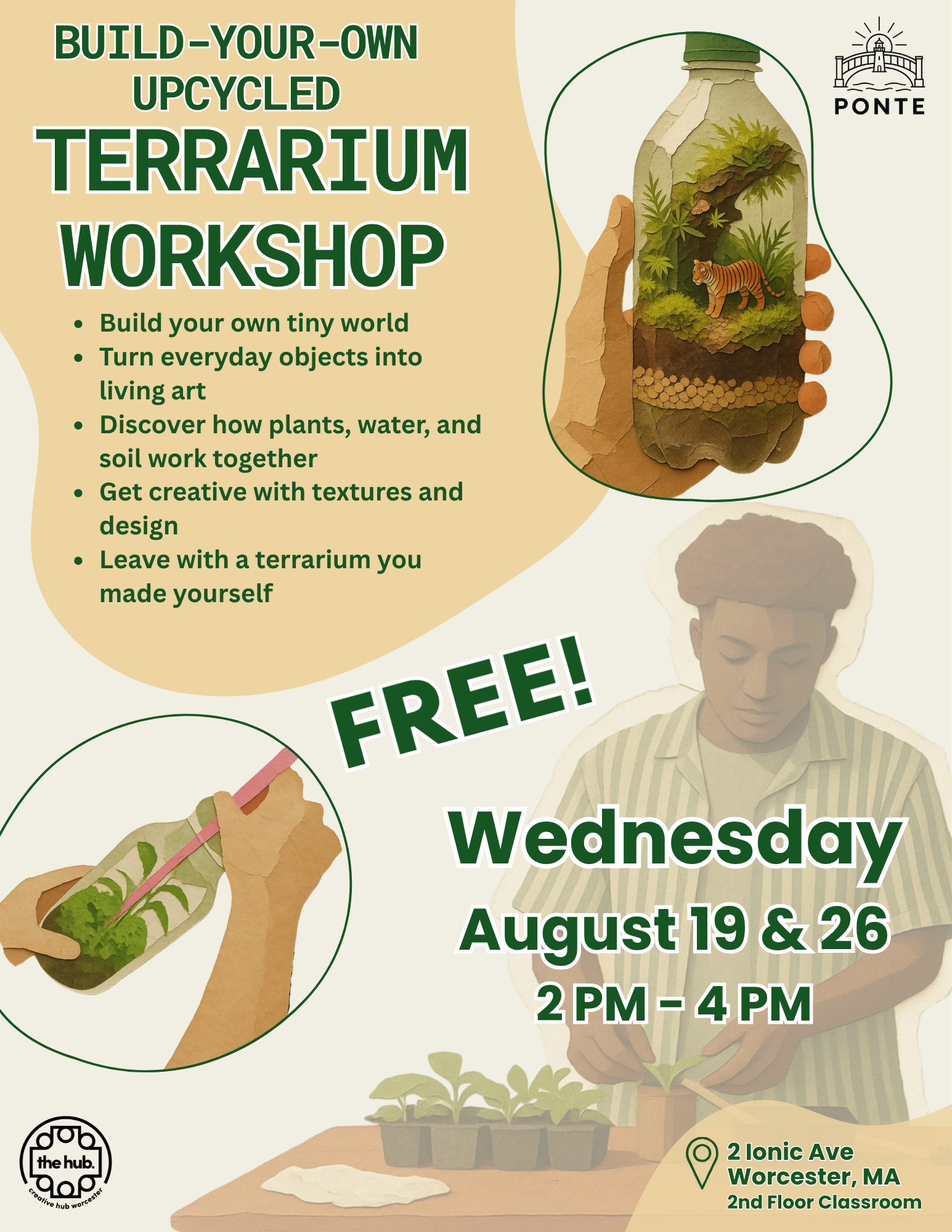 Upcycled Terrarium Workshop