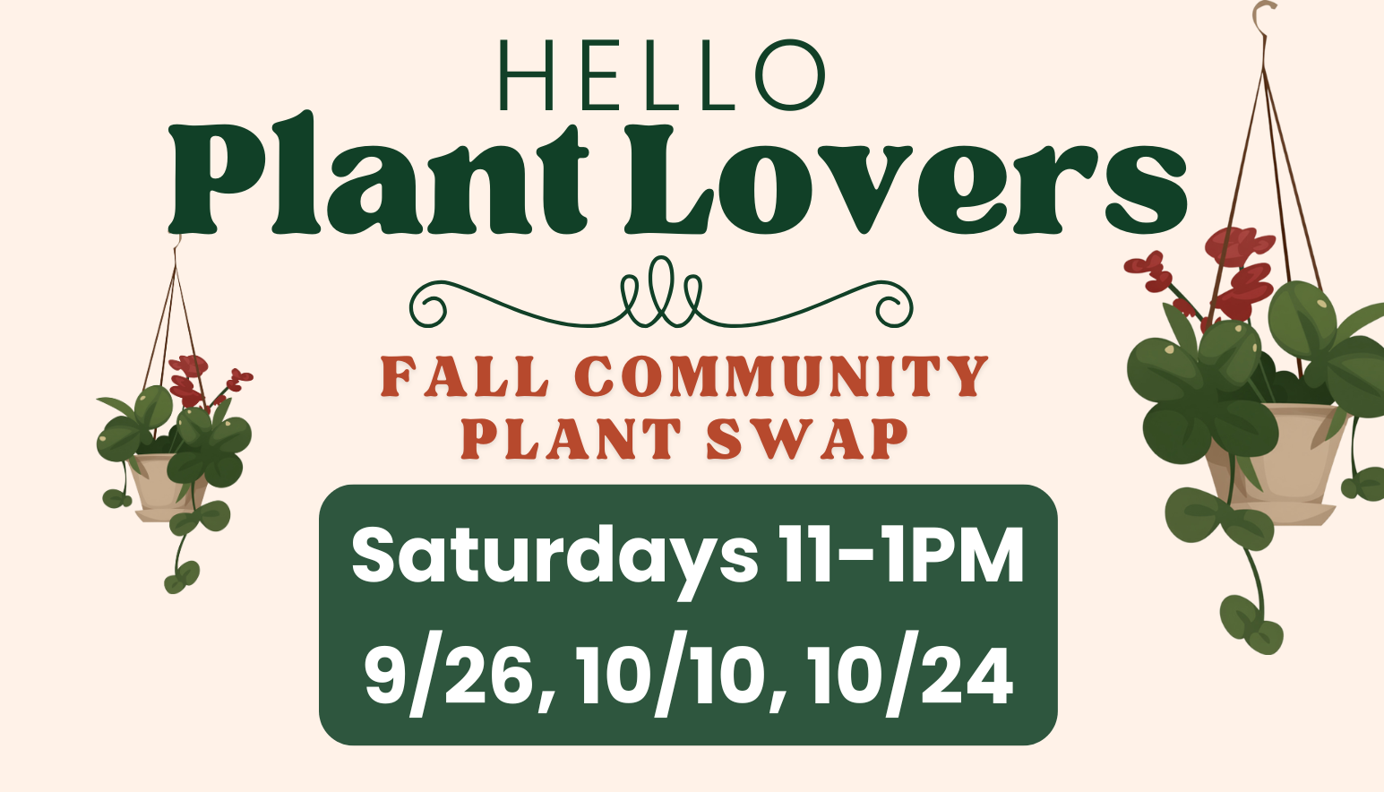 Fall Community Plant Swap 