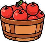 Apples 18 bushels