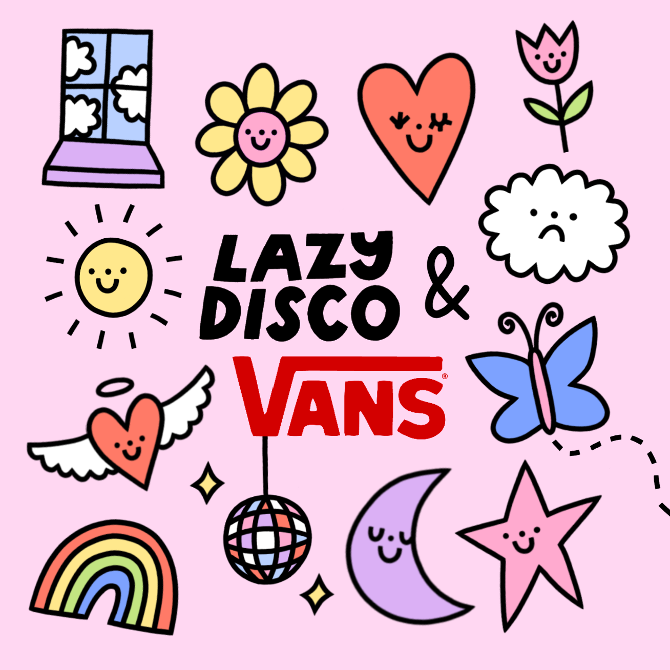 Vans Custom Lab with Lazy Disco