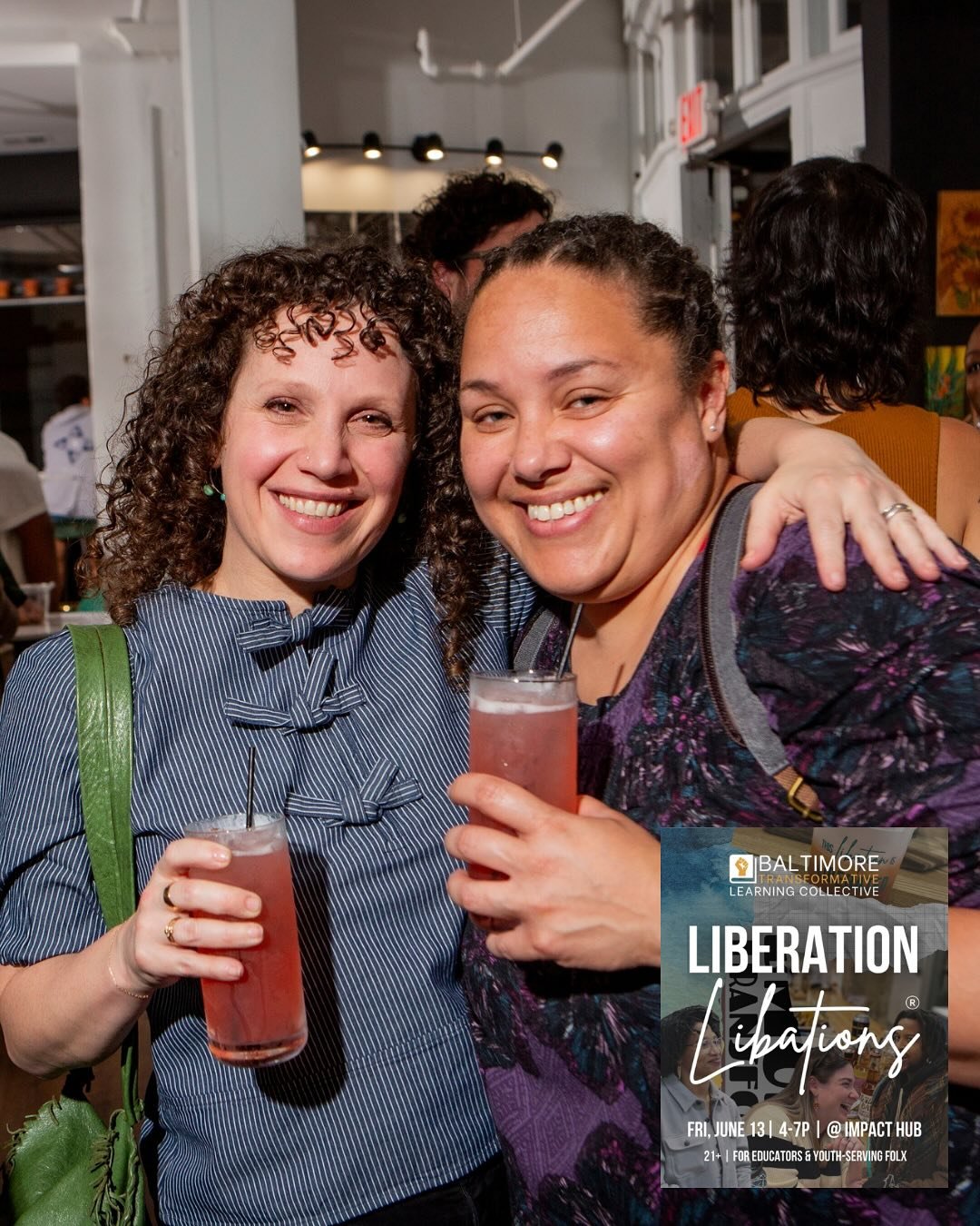 There&rsquo;s joy in community, and we&rsquo;ve got plenty to go around! 💛 Liberation Libations&reg; is a space curated BY and FOR all who work with youth so we&rsquo;re EXTRA excited to start the summer off with you all. ☀️

More info through the l