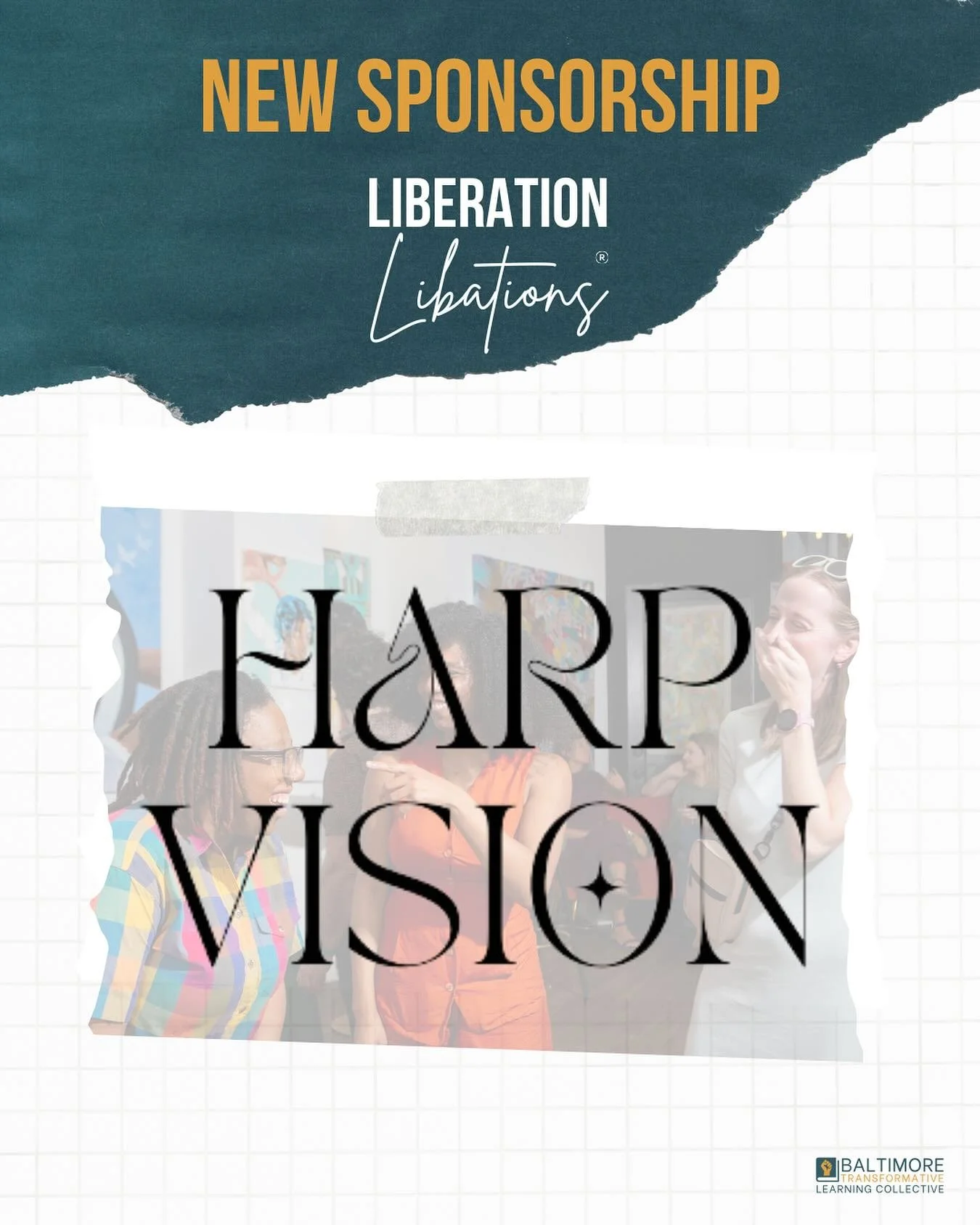 We&rsquo;re extremely excited to announce our newest sponsor of Liberation Libations&reg;, @harpvision40 ✨

Harp Vision is a Baltimore-based wellness brand and shop, located in Highlandtown and inside Lexington Market. Their plant-based products and 