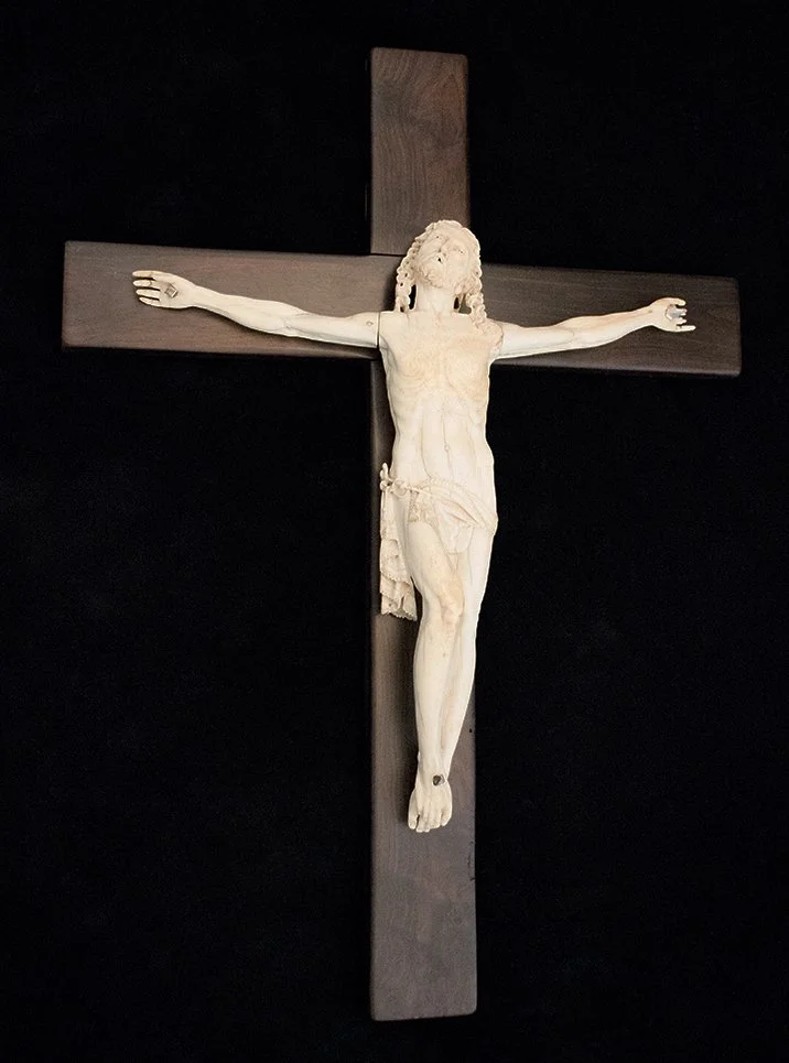 Crucifix, 19th century corpus on 2006 cross | Spain