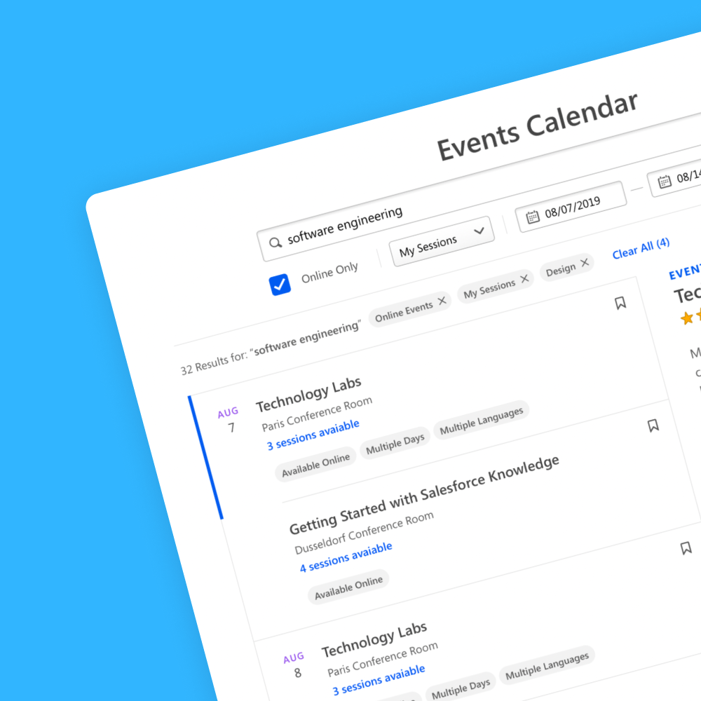 Events Calendar