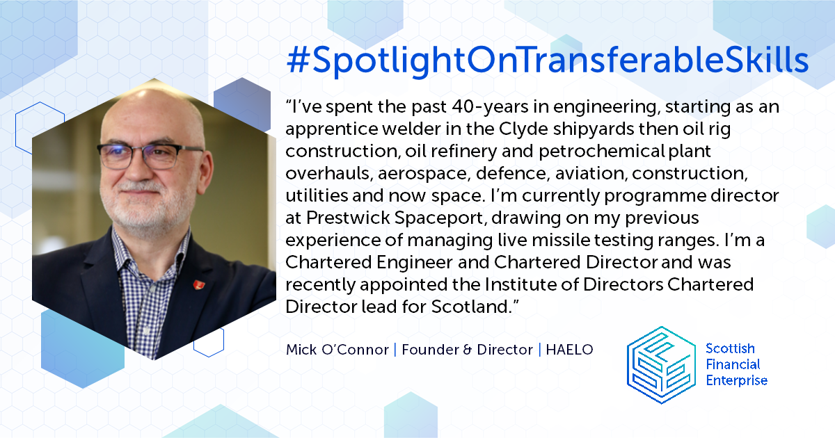 Spotlight on Transferrable Skills | Dr Mick O’Connor, HAELO