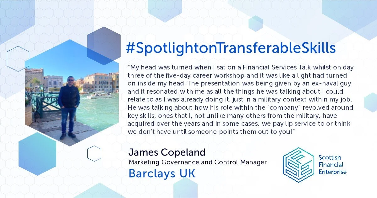 From the Fort to Finance, The transition from 3 SCOTS (The Black Watch) to Barclays