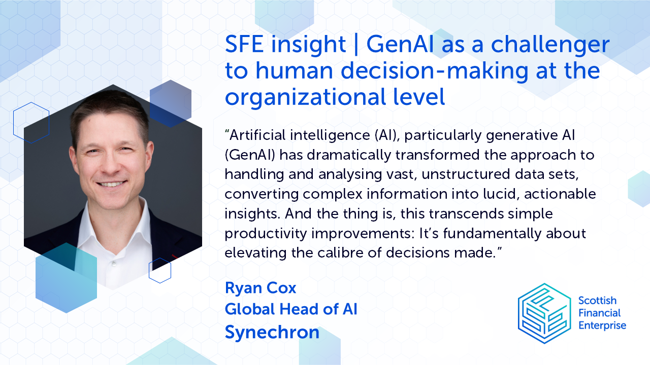 GenAI as a challenger to human decision-making at the organizational level