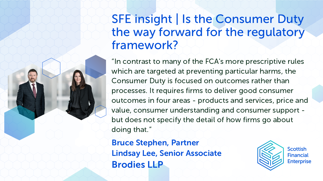 Is the Consumer Duty the way forward for the regulatory framework?