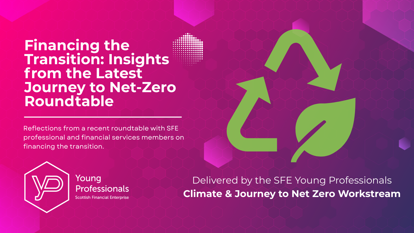 Financing the Transition: Insights from the Latest Journey to Net-Zero Roundtable