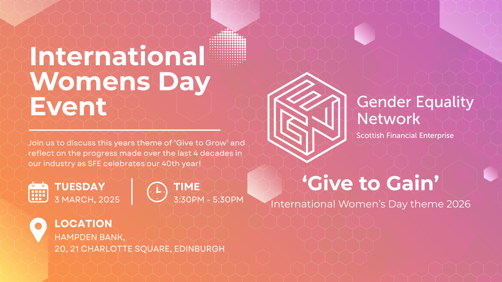 International Women's Day event