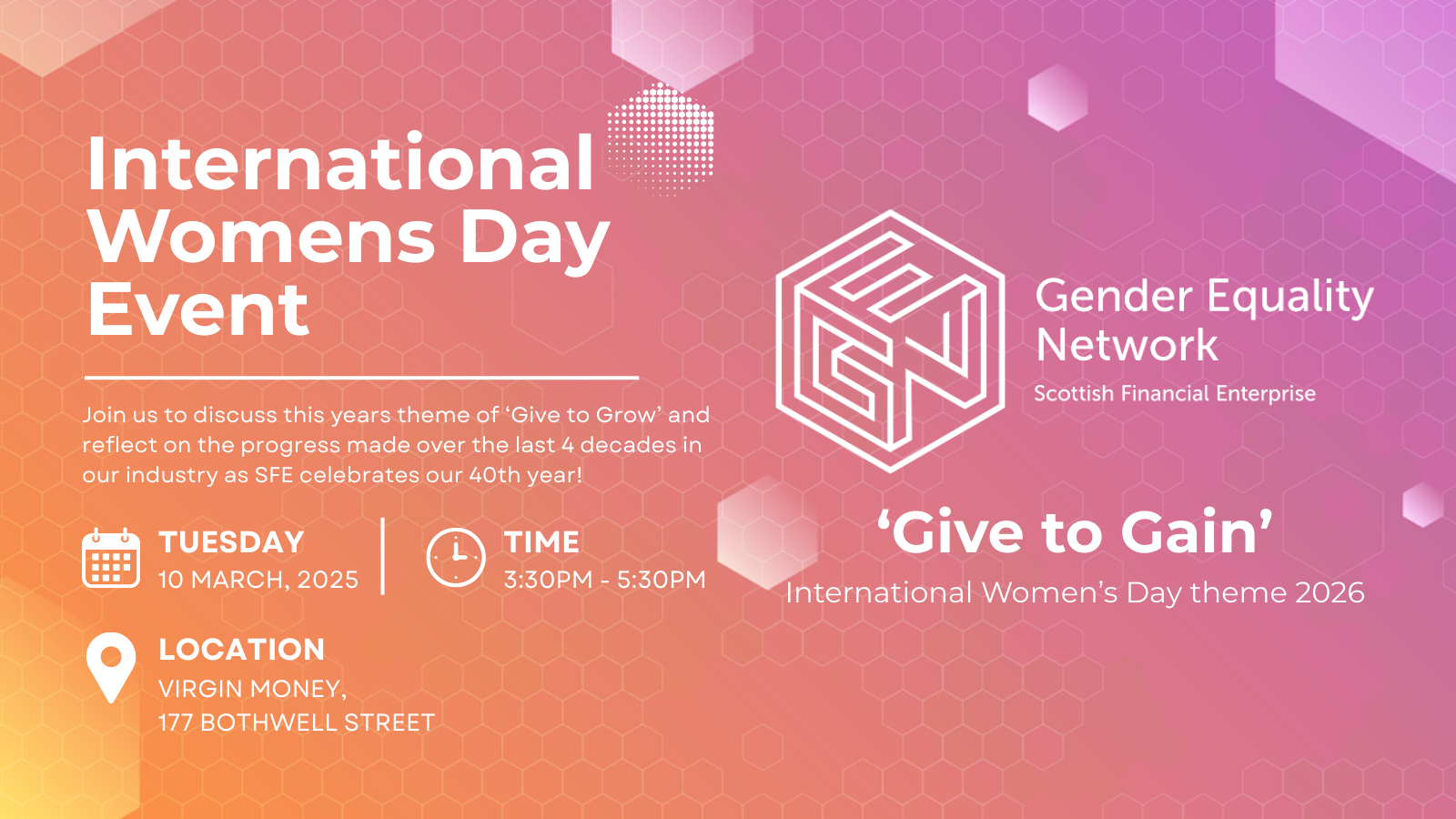  GEN International Women's Day (Glasgow)