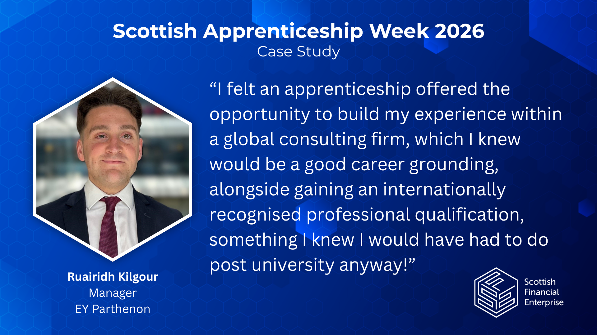 Scottish Apprenticeship Week 2026 Case Study - Ruairidh Kilgour