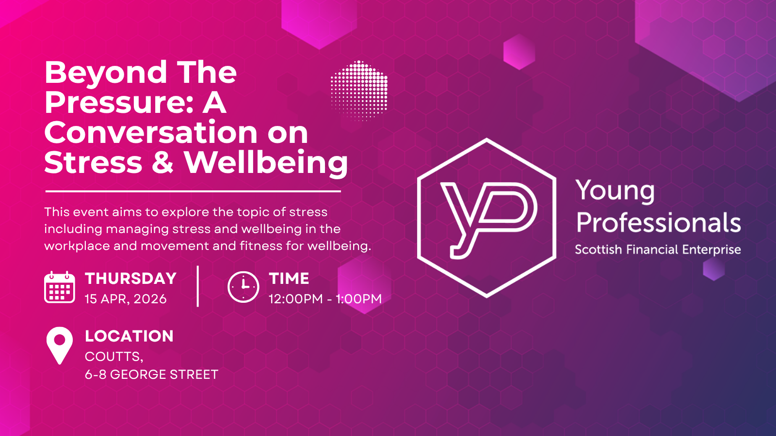 Beyond The Pressure: A Conversation on Stress & Wellbeing