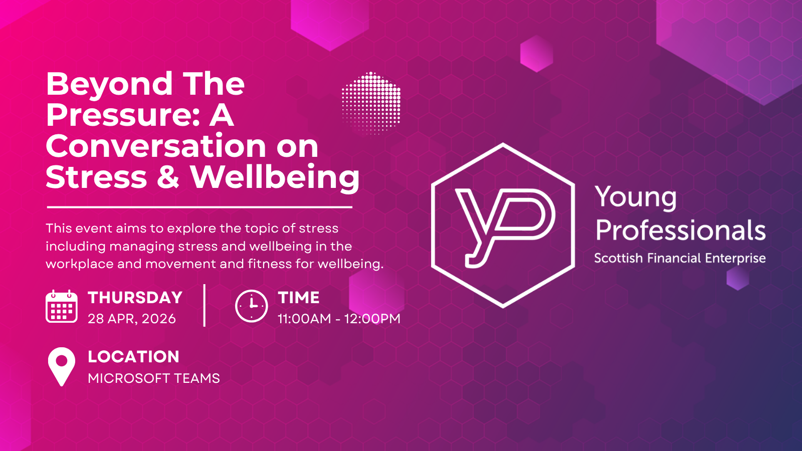 Beyond The Pressure: A Conversation on Stress & Wellbeing