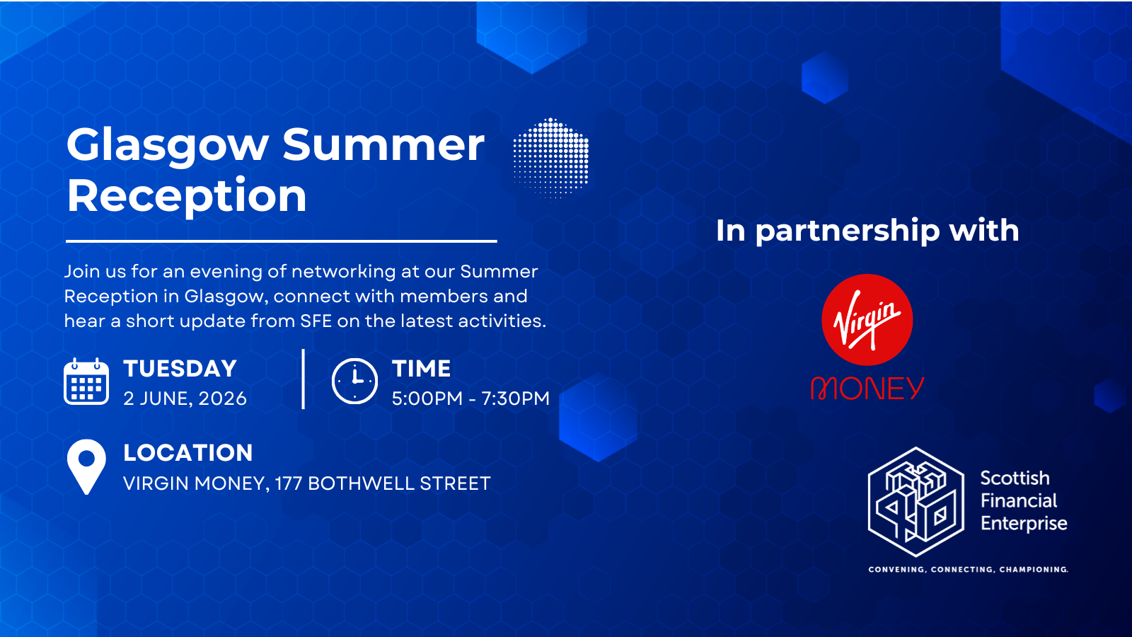 Glasgow Summer Reception
