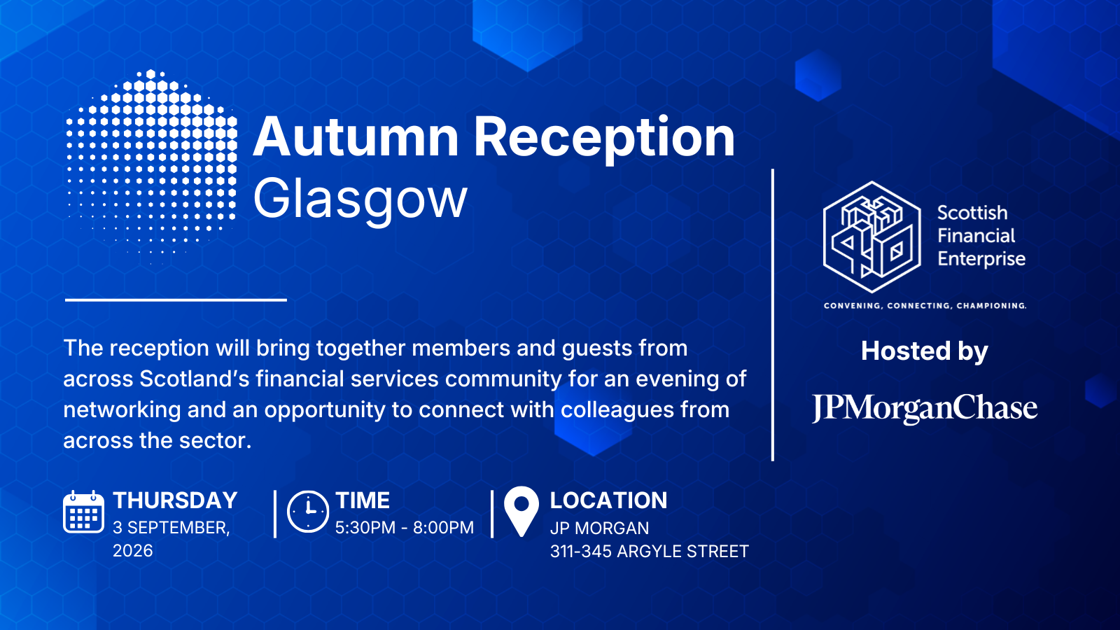 Glasgow  Autumn Reception