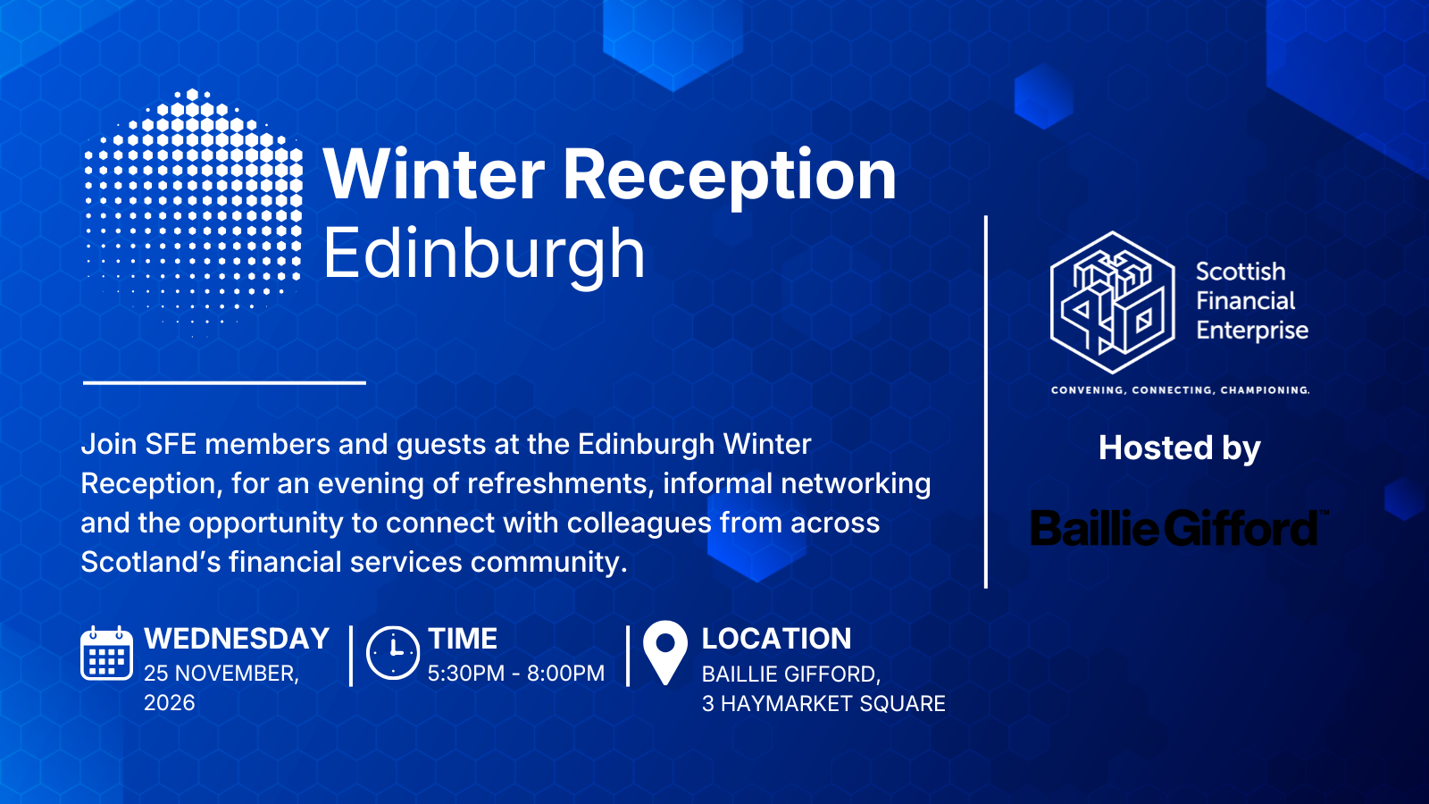 Edinburgh Winter Reception