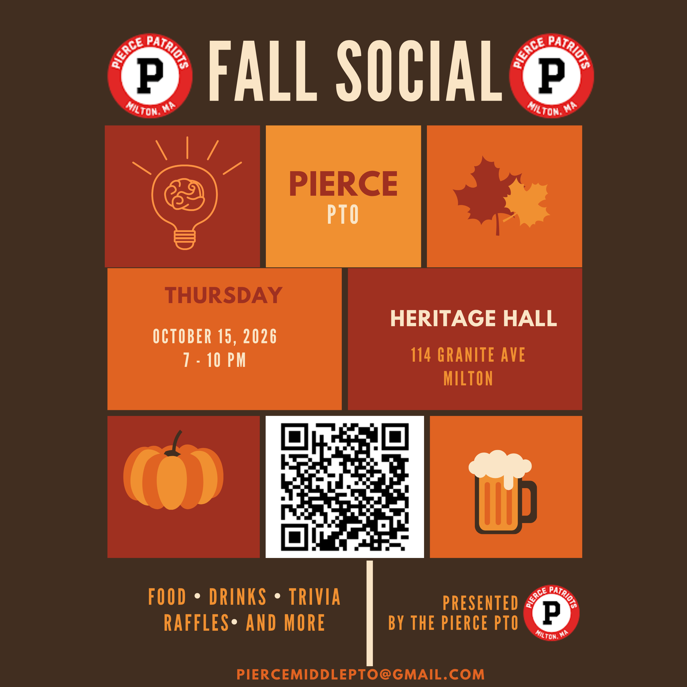 Fall Adult Social - 10/15 @ Heritage Hall 