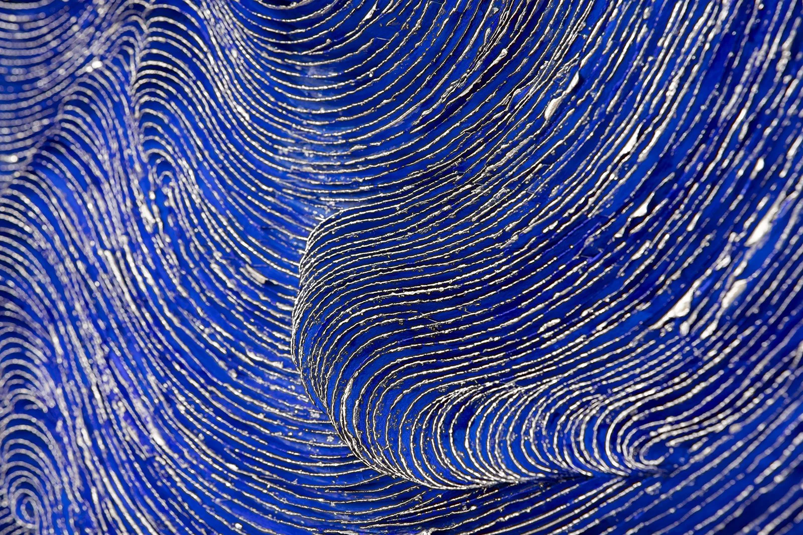 Fishermen At Kanagawa, detail 2
36" x 36" x 6"