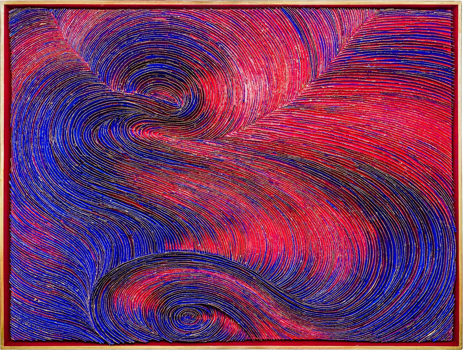 The Wave Is Continuous, 48" x 36" x 5"