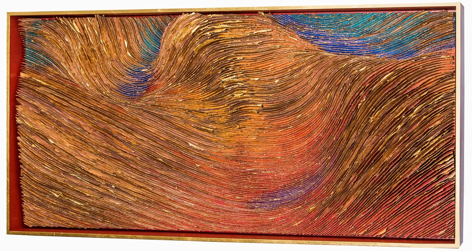 Mapping The Wind, 48" x 24" x 5"