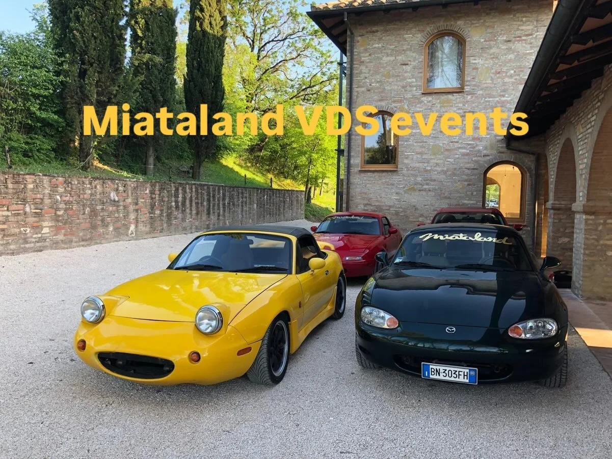 VDS are Miataland events from Friday to Sunday. With the magic tour on Saturday (all day) where you will drive 5 different Miata around Italy. Check date and avaliability on miataland.it 😊  #miata #mx5 #drivetogether #carevent #carenthusiast

 VOGLI